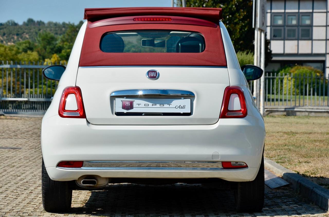 FIAT 500C 1.2 69cv LOUNGE CABRIO , OK NEOPATENTATI , MONITOR 7" , PERMUTE