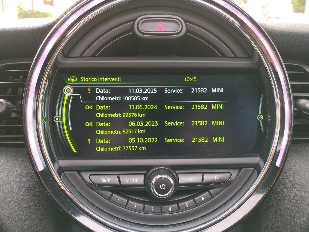 MINI Cooper SD 2.0 Hype 5p - TAGLIANDI MINI - TETTO APRIBILE