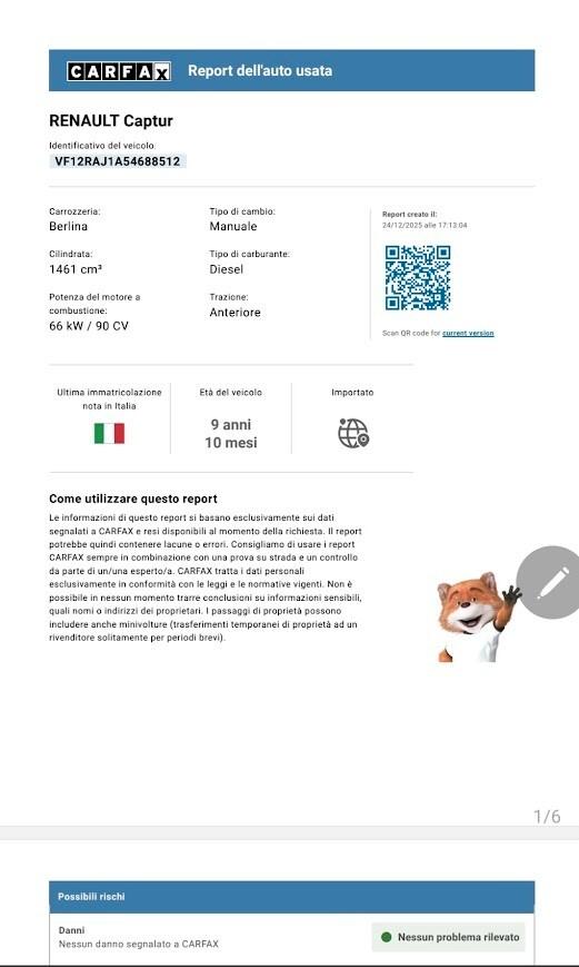 Renault Captur dCi 8V 90 CV Start&Stop Energy Life