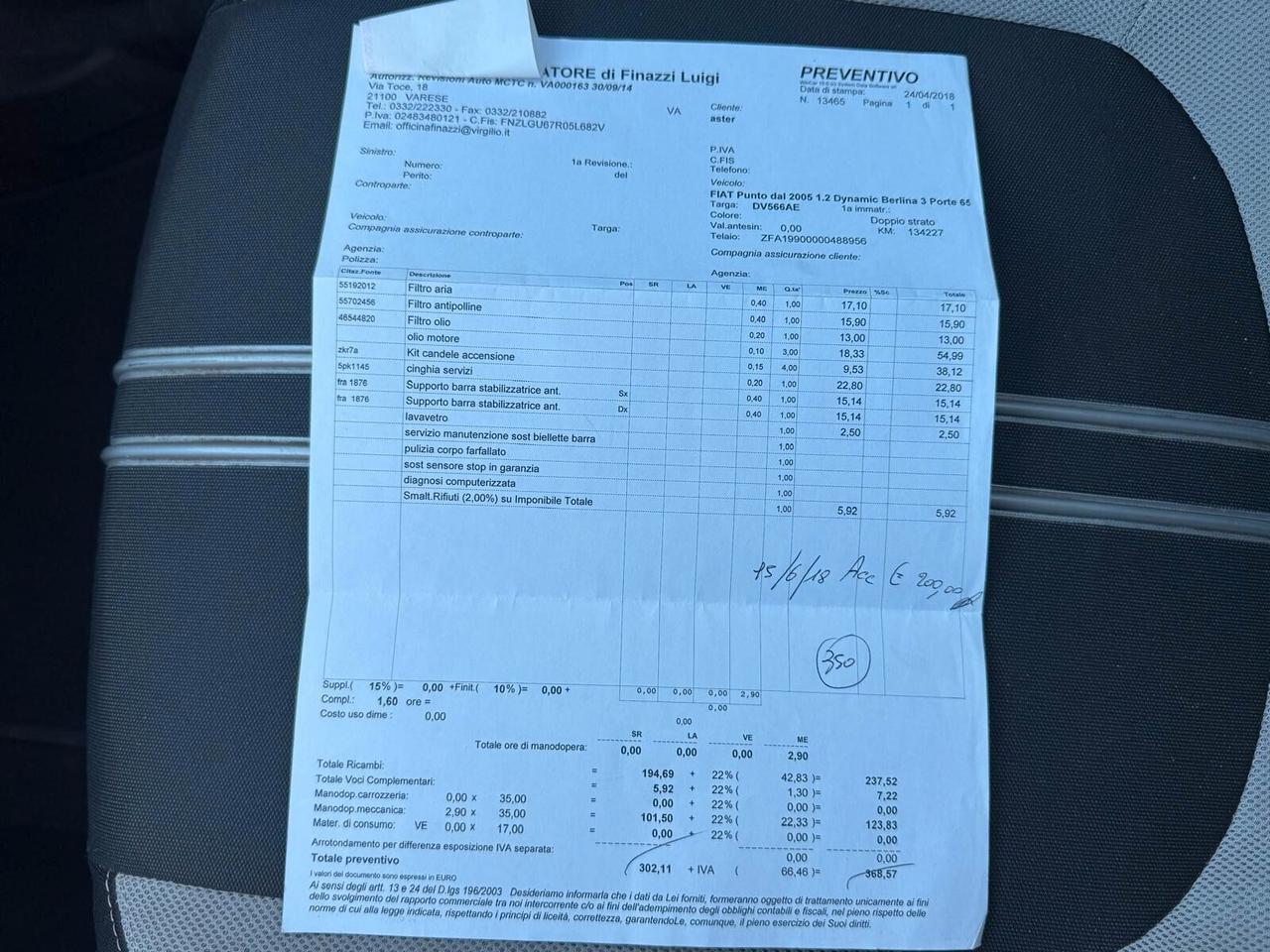 Fiat Punto Classic 1.2 5 porte Active