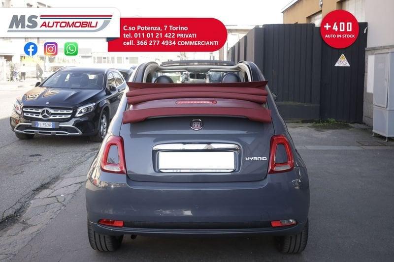FIAT 500C Hybrid 1.0 70cv Ibrido Cult Unicoproprietario