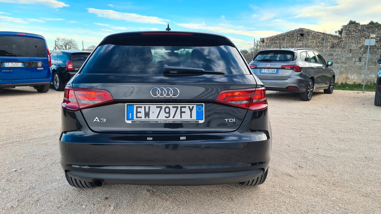 Audi A3 SPB 1.6 TDI S.TRONIC AMBITION 105CV Ok neopatentati SCONTO FINANZIAMENTO 1000 EURO