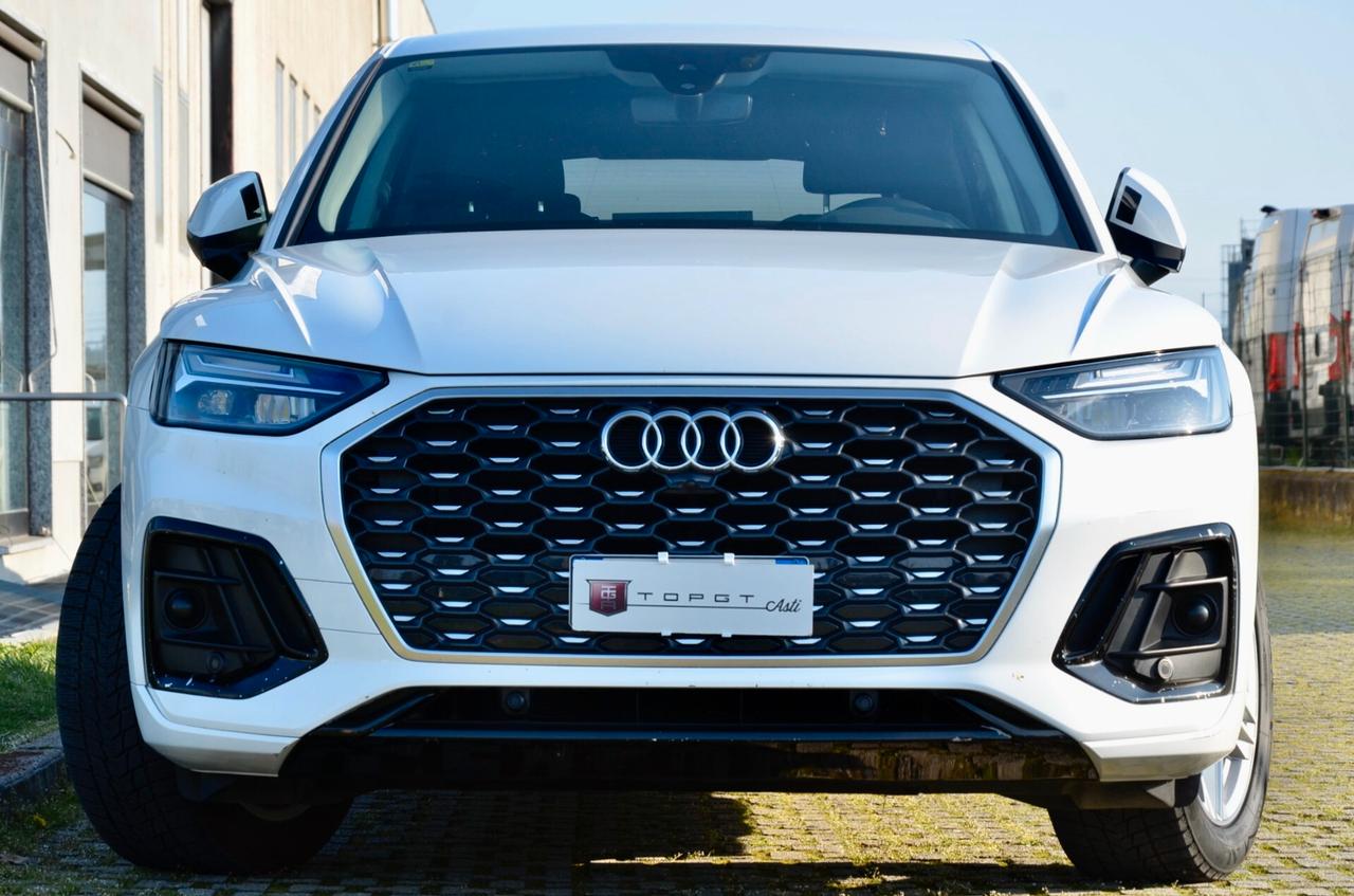 AUDI Q5 SPORTBACK 35 2.0 TDI MHEV 12V S-LINE 163cv S-TRONIC, EURO 6D, UNICOPROPRIETARIO, FULL LED, RETROCAMERA, PERMUTE