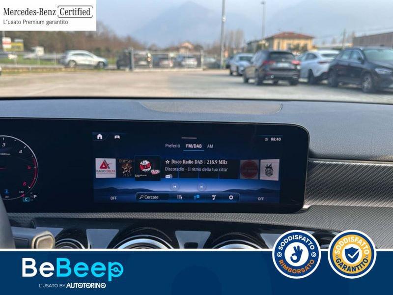 Mercedes-Benz Classe A A 200 D PROGRESSIVE ADVANCED PLUS AUTO