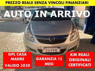 Opel Corsa *PREZZO REALE* 1.2 80 CV 5 PORTE GPL CASA MADRE VALIDO FINO AL 2030 GARANZIA 12 MESI NEOPATENTATI OK