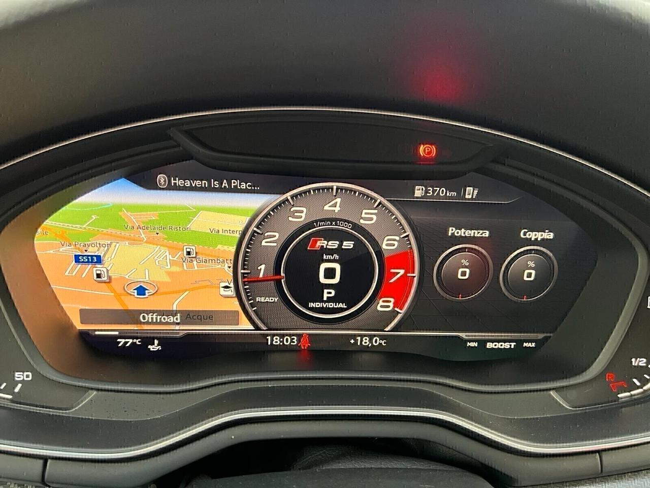 Audi RS5 SPORTBACK EXCLUSIVE PACK 450CV