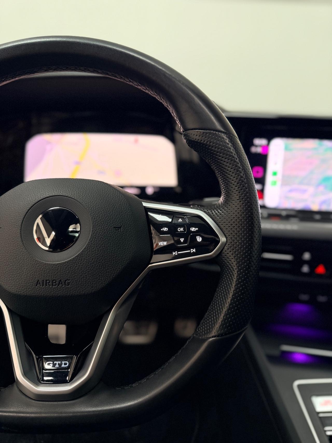 Volkswagen Golf 2.0 TDI 200CV DSG GTD 06/2023 EURO 6B ITALIANA