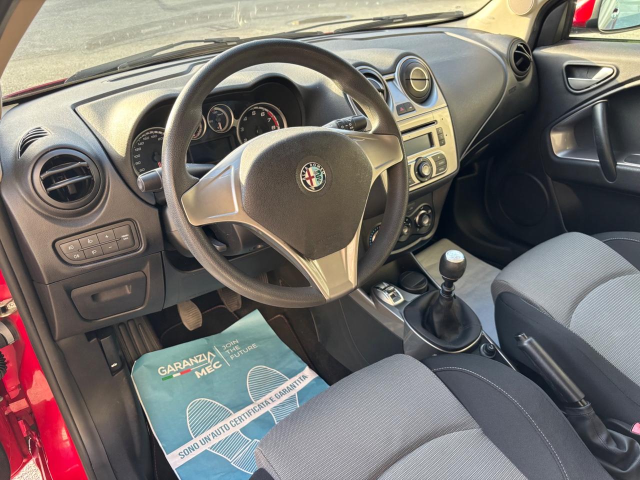 ALFA ROMEO MITO 1.4 BENZINA 78cv NEOPATENTATI PERFETTA