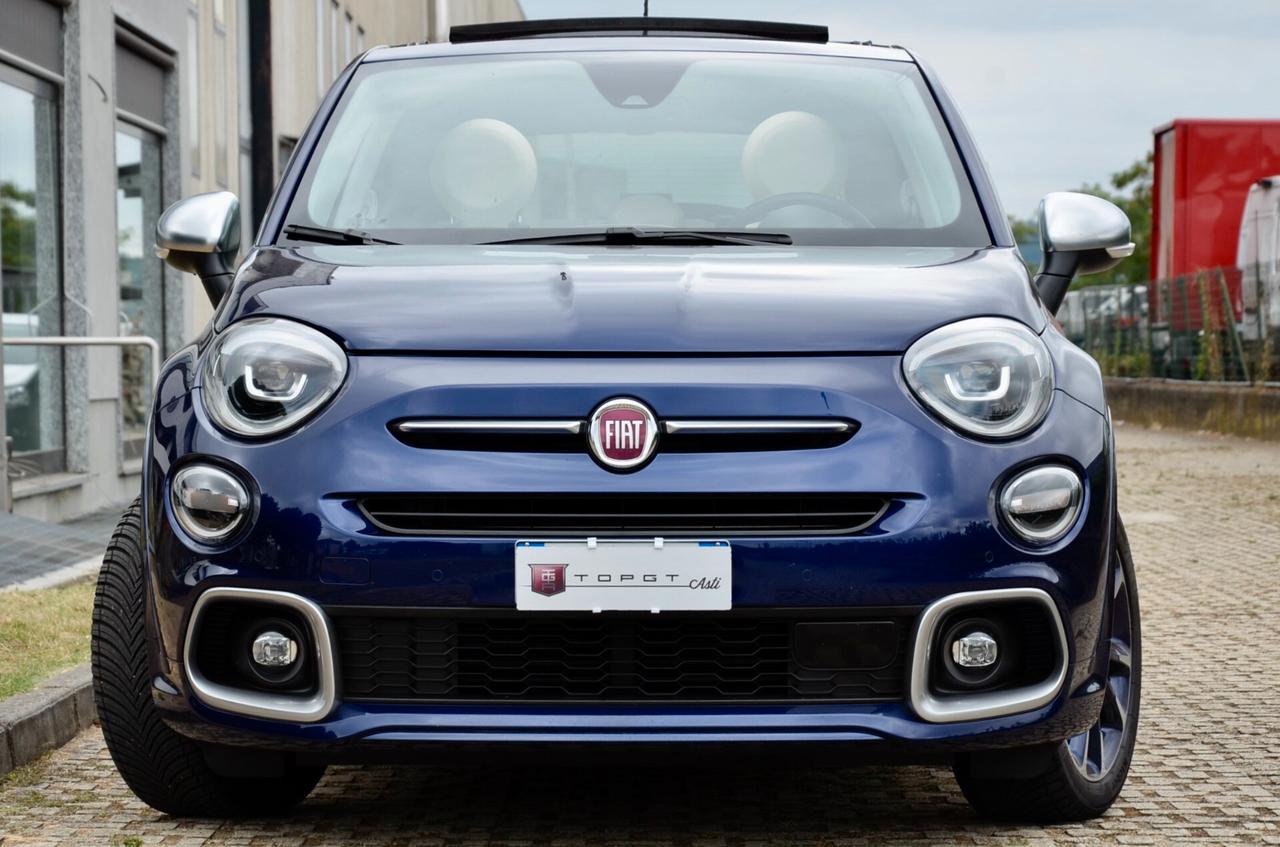 FIAT 500X 1.0 T3 YACHT CLUB CAPRI 120cv, UNICOPROPRIETARIO, SERVICE FCA, EURO 6D, TETTO, NAVI, RETROCAMERA, FARI LED, PERMUTE