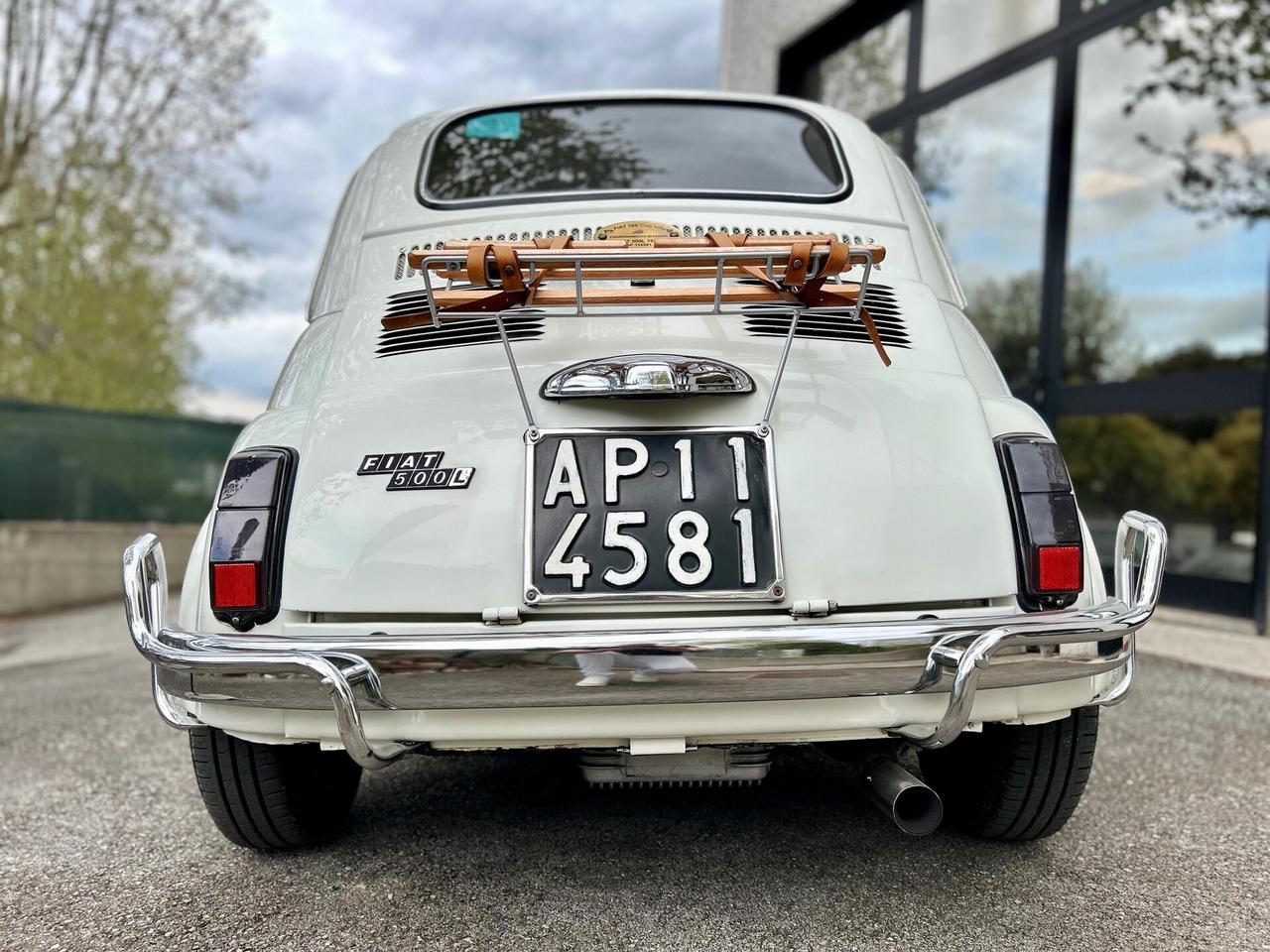 Fiat 500 - 110 F BERLINA 500 - Mod. L - ISCRIZIONE ASI E TARGA ORO