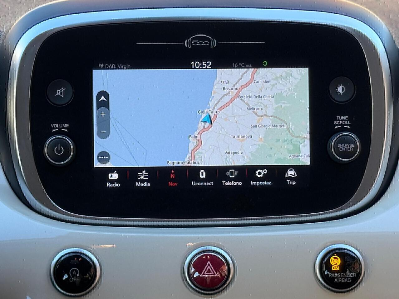 Fiat 500X CROSS MJT BICOLOR PERLA/NERO-NAVI-CAMERA-ANTICOLLISIONE