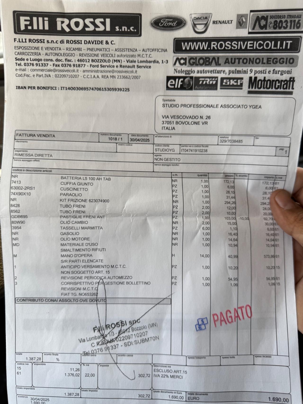 Fiat Ci turistico 6 posti
