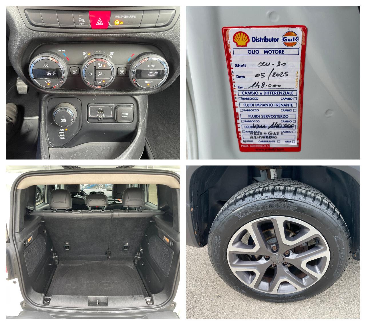 Jeep Renegade 2.0 Mjt 140CV 4WD Limited-NAVIGATORE-RETROCAMERA-PELLE