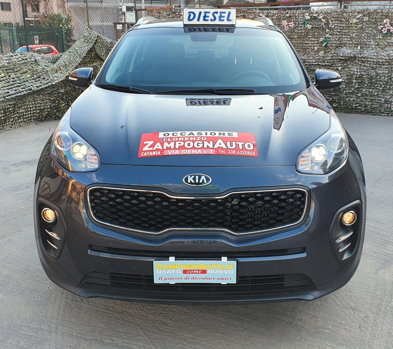 KIA SPORTAGE 1.7 CRDi 115Cv NUOVISSIMA ZAMPOGNAUTO CT