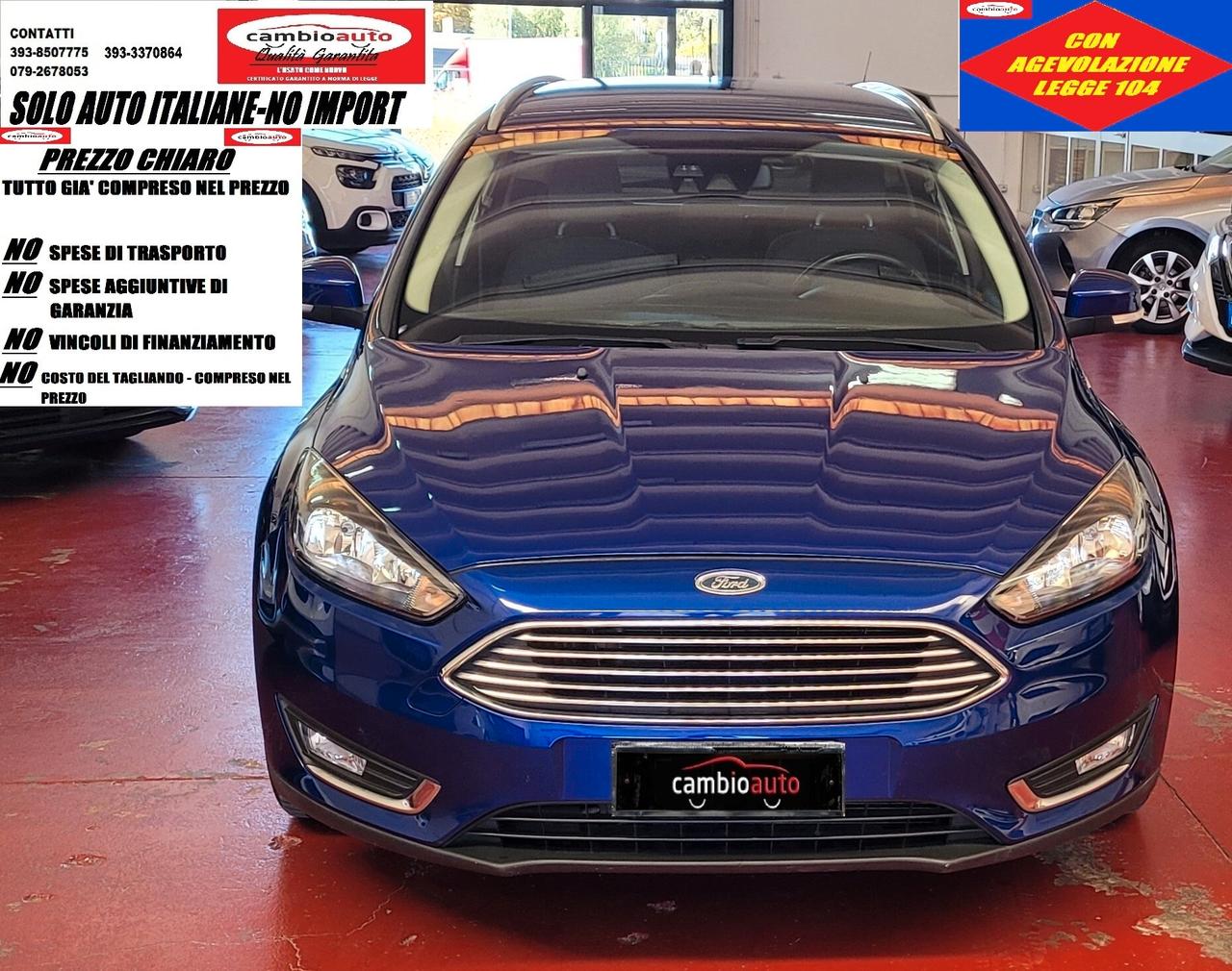 Ford Focus 1.5 TDCi 120 CV Start&Stop SW Titanium Business