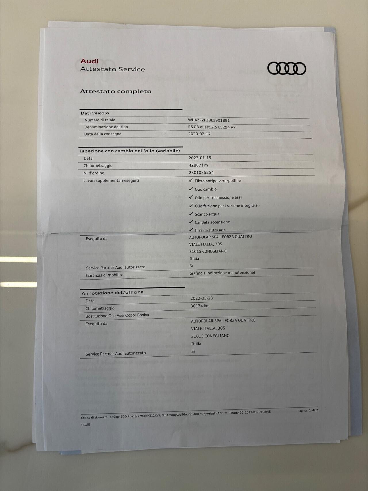 Audi Q3 RS Q3 quattro S tronic