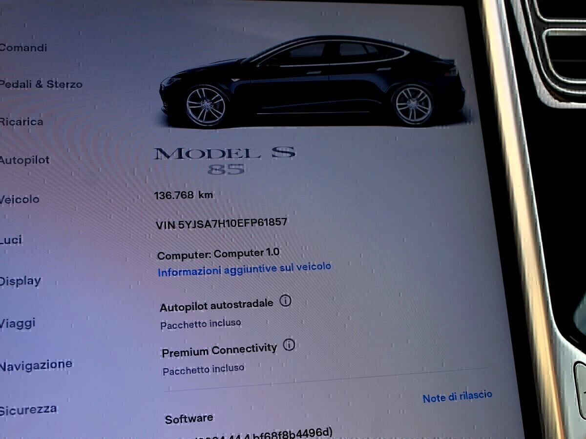 Tesla Model S 85 CHARGE e CONN DATI GRATIS A VITA