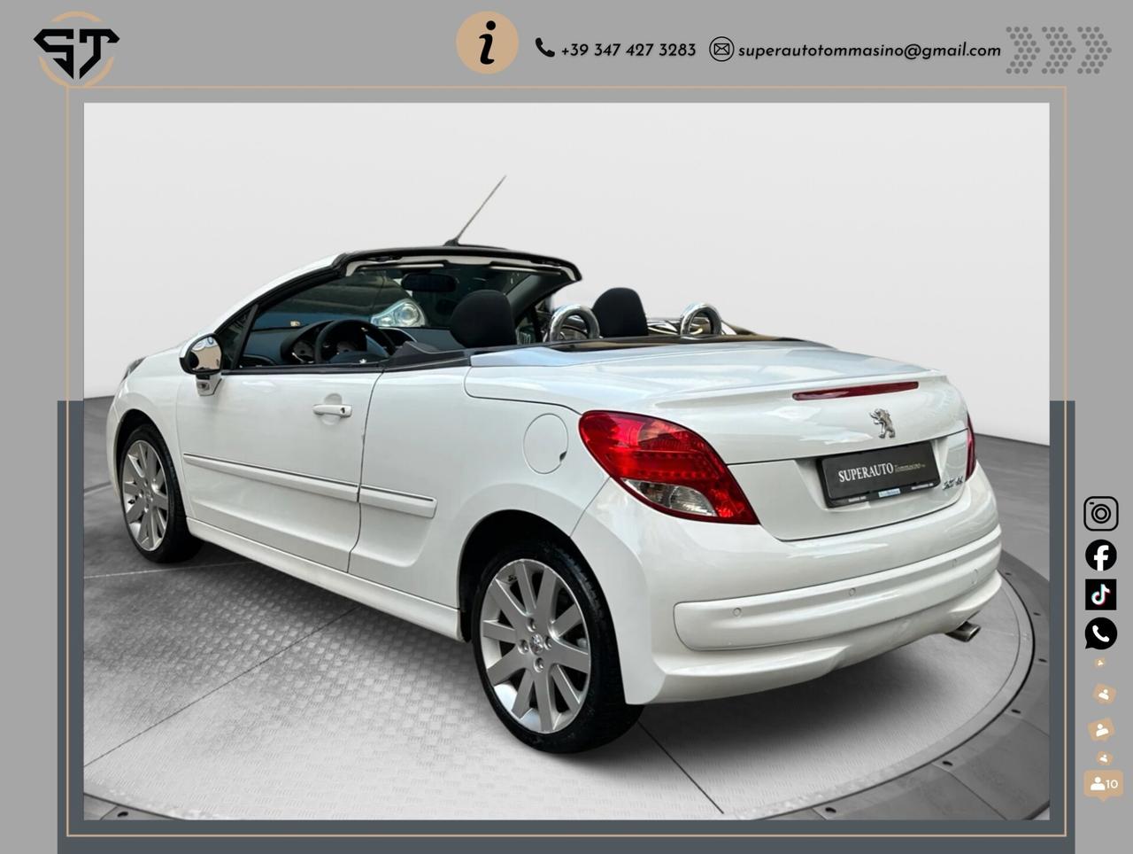 Peugeot 207 1.6 VTi 120CV CC Cabrio Allure