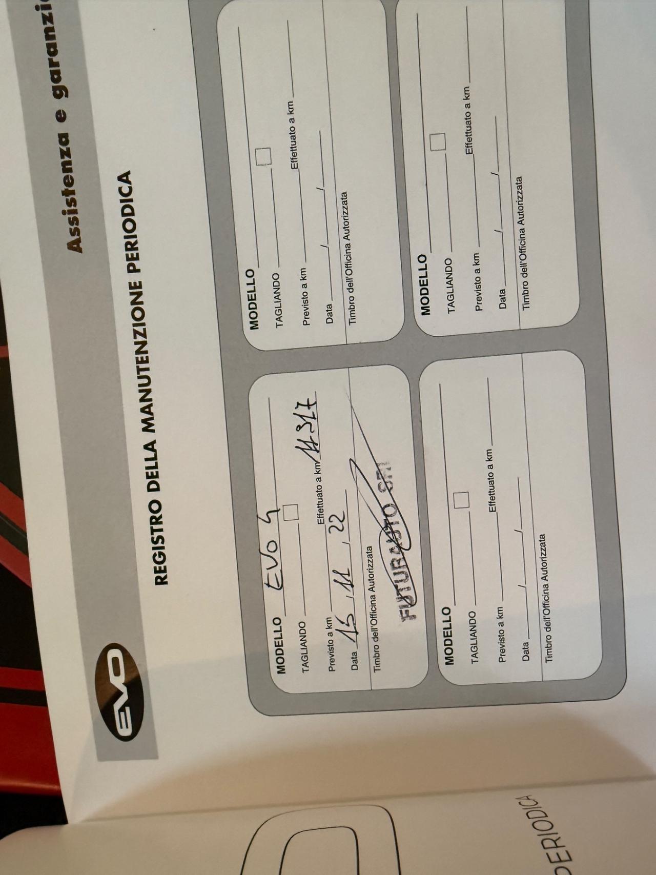 Evo 4 1.6 Bi-Fuel GPL