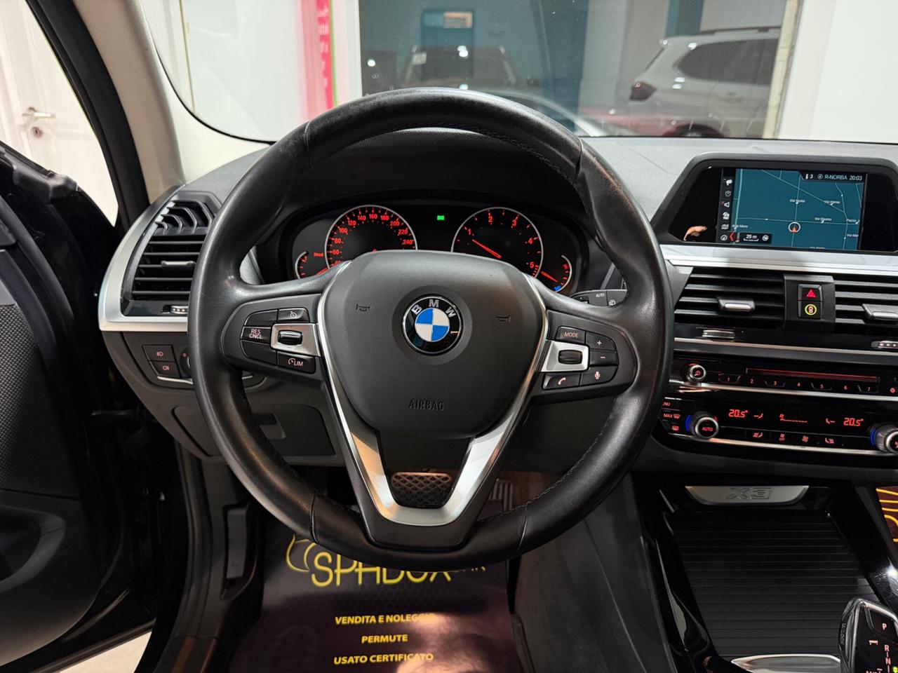 BMW X3 20D X-DRIVE 2018 *KM CERTIFICATI BMW *UNICOPROPRIETARIO