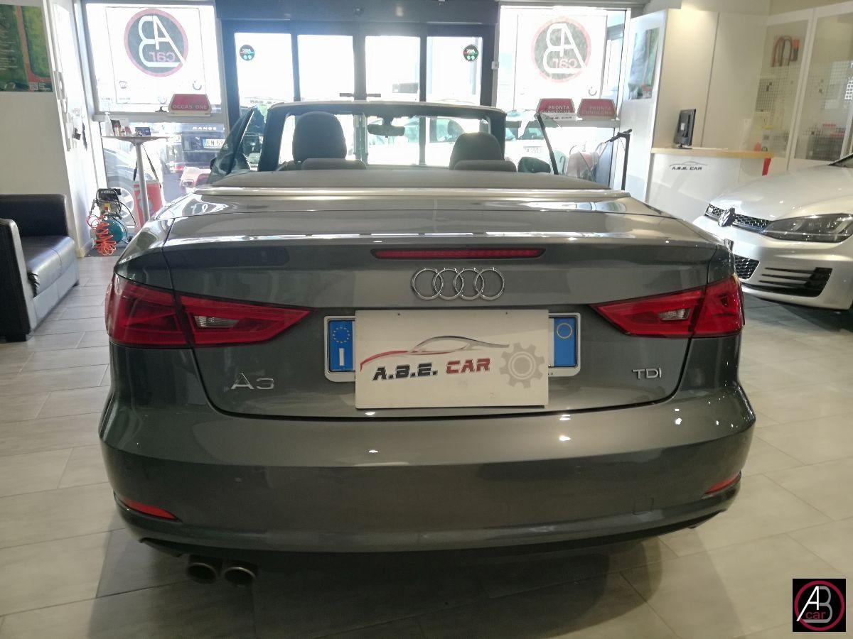 AUDI - A3 Cabrio - 2.0 TDI cl.d S tr. Ambition - EURO6 - FINANZIABILE - RITIRO PERMUTE