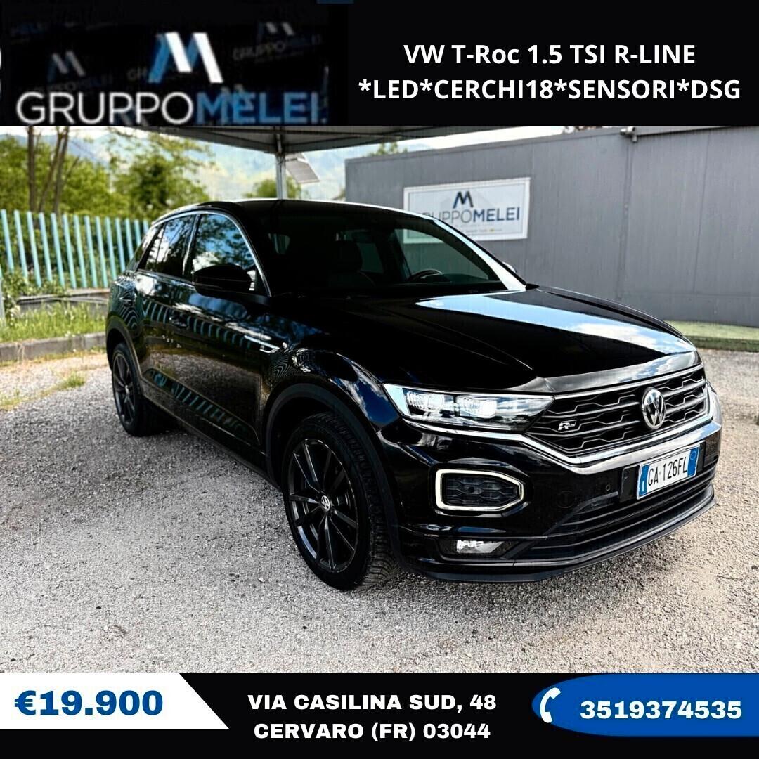 VW T-Roc 1.5 TSI R-LINE *LED*CERCHI18*SENSORI*DSG