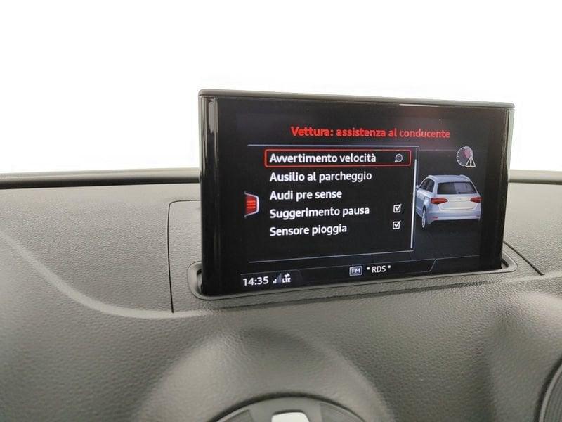 Audi A3 Sportback 30 1.6 TDI Admired 116cv s-tronic