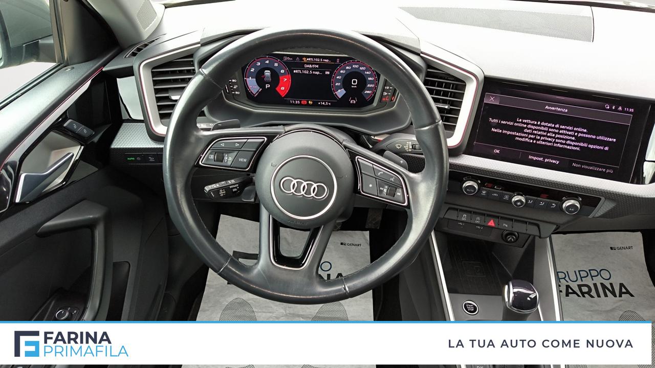 AUDI A1 II - A1 allstreet 30 1.0 tfsi Admired 110cv s tronic