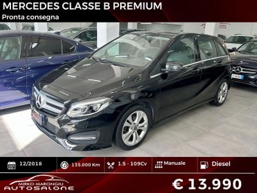 Mercedes CLASSE B 180 d Premium FINANZIABILE