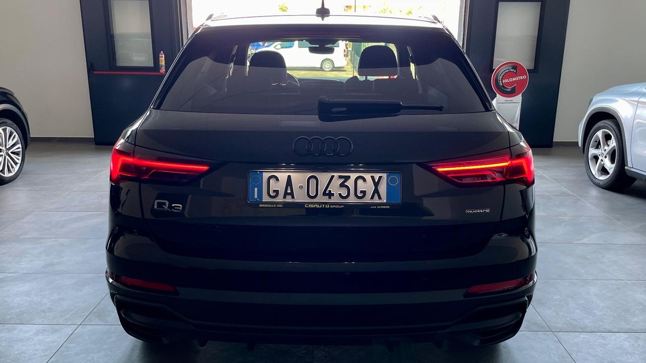AUDI Q3 QUATTRO 40 2.0 S-LINE S-TRONIC TFSI 190 CV - VIRTUAL COCKPIT, TETTO, PACCHETTO LUCI