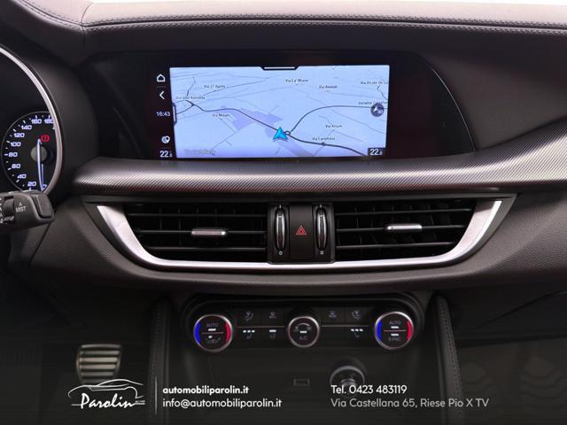 ALFA ROMEO Stelvio 2.0 Turbo 280 CV AT8 Q4 Veloce Harman-pelle Rossa