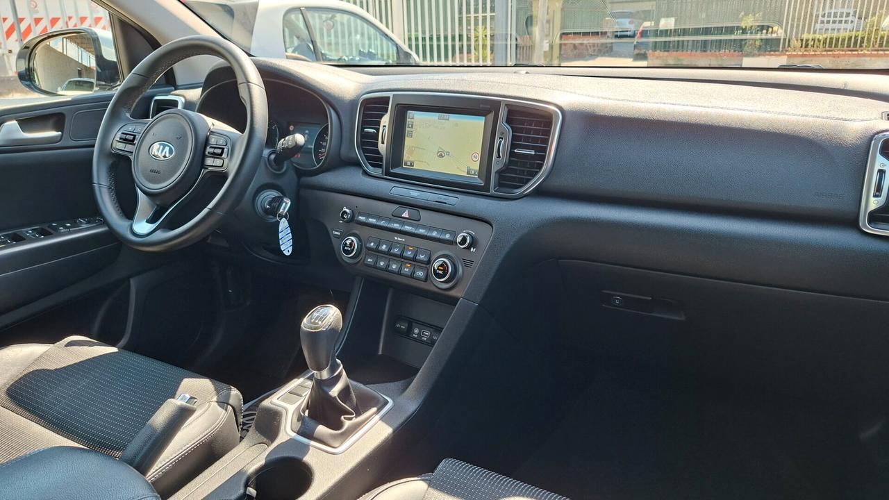 kia sportage 1.6 crdi 115cv led navi euro6b