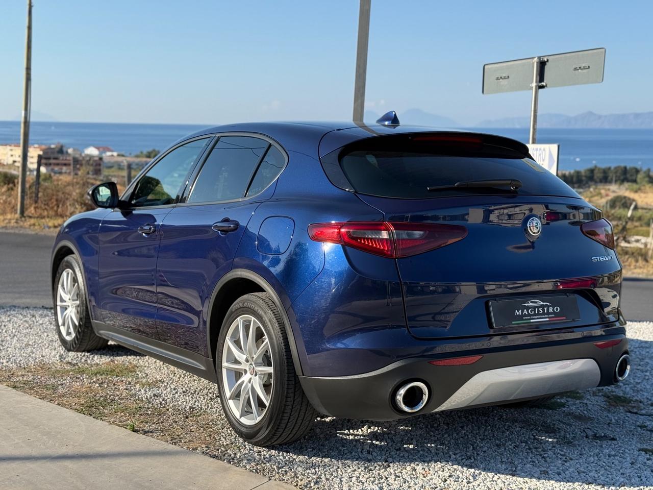 Alfa Romeo STELVIO 2.2 TD 160CV AT8 Blu Montecarlo