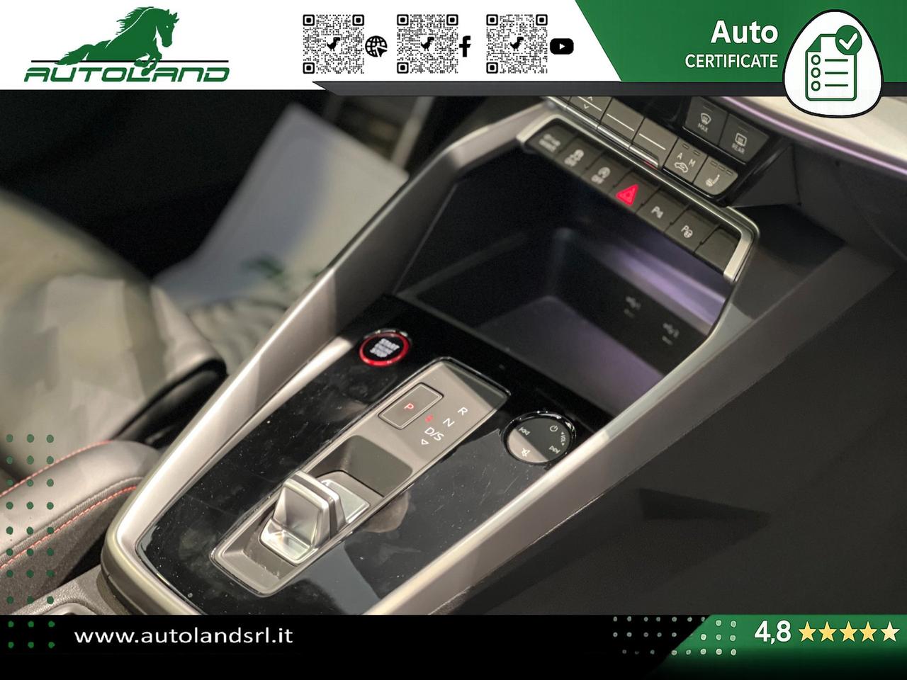 Audi RS3 Sportback 2.5 tfsi quattro s-tronic TETTO - MATRIX- B&O - MASSAGGIO - ACC
