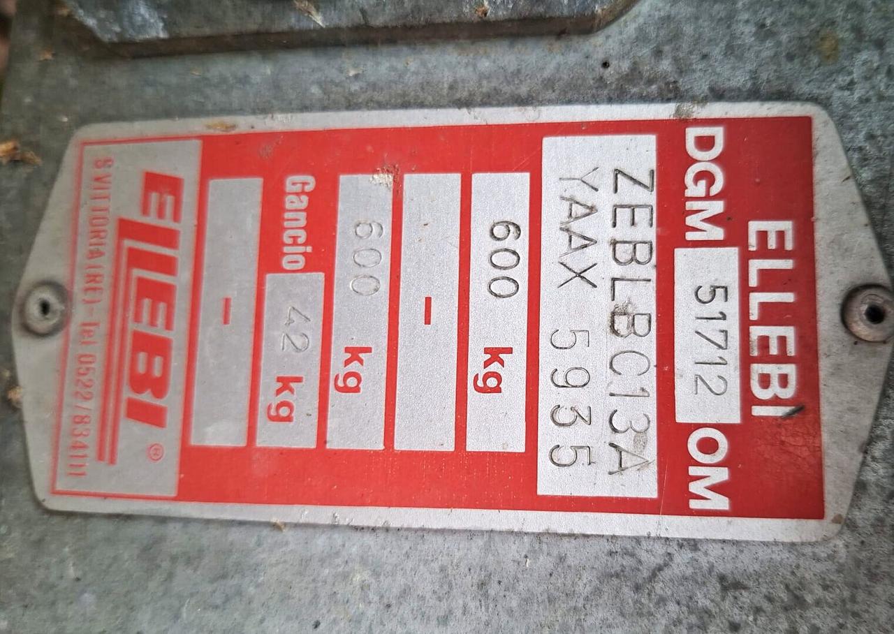 Piaggio Ape P501 cassone