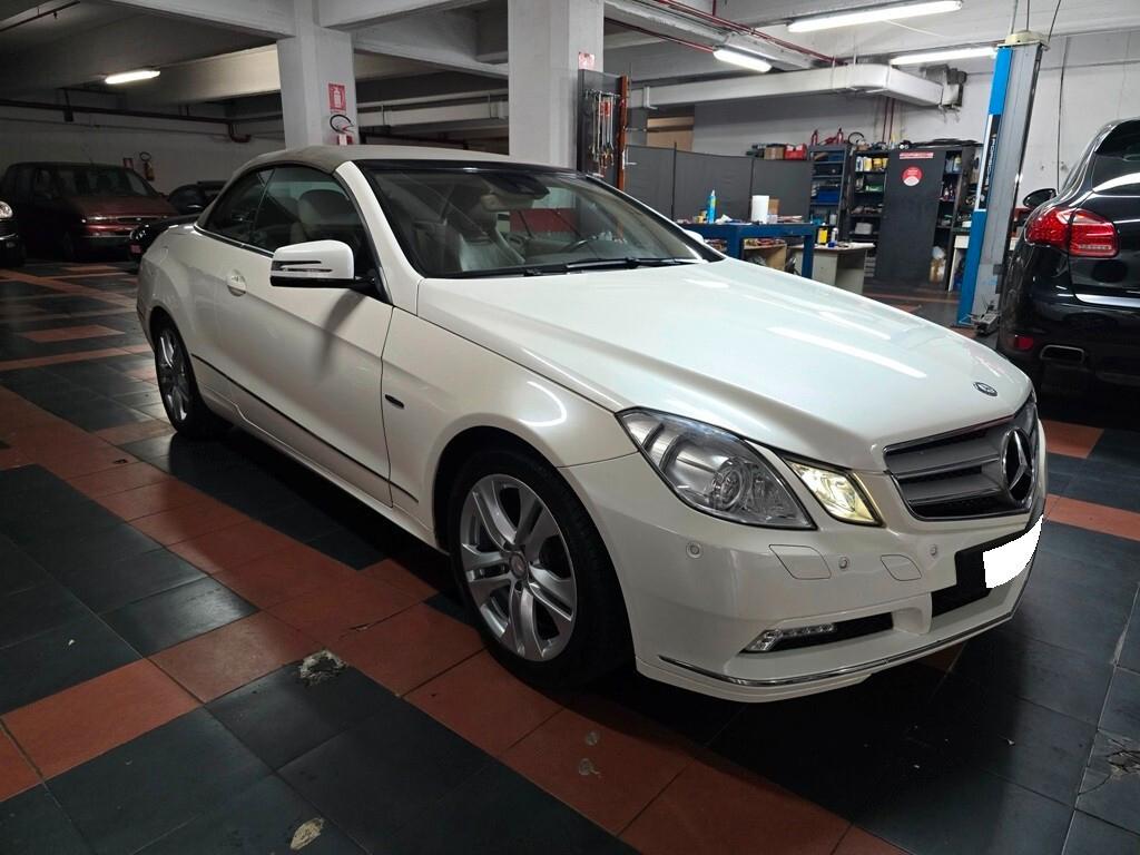 Mercedes-benz E 250 CGI Cabrio BlueEFFICIENCY Avantgarde BOOK SERVICE