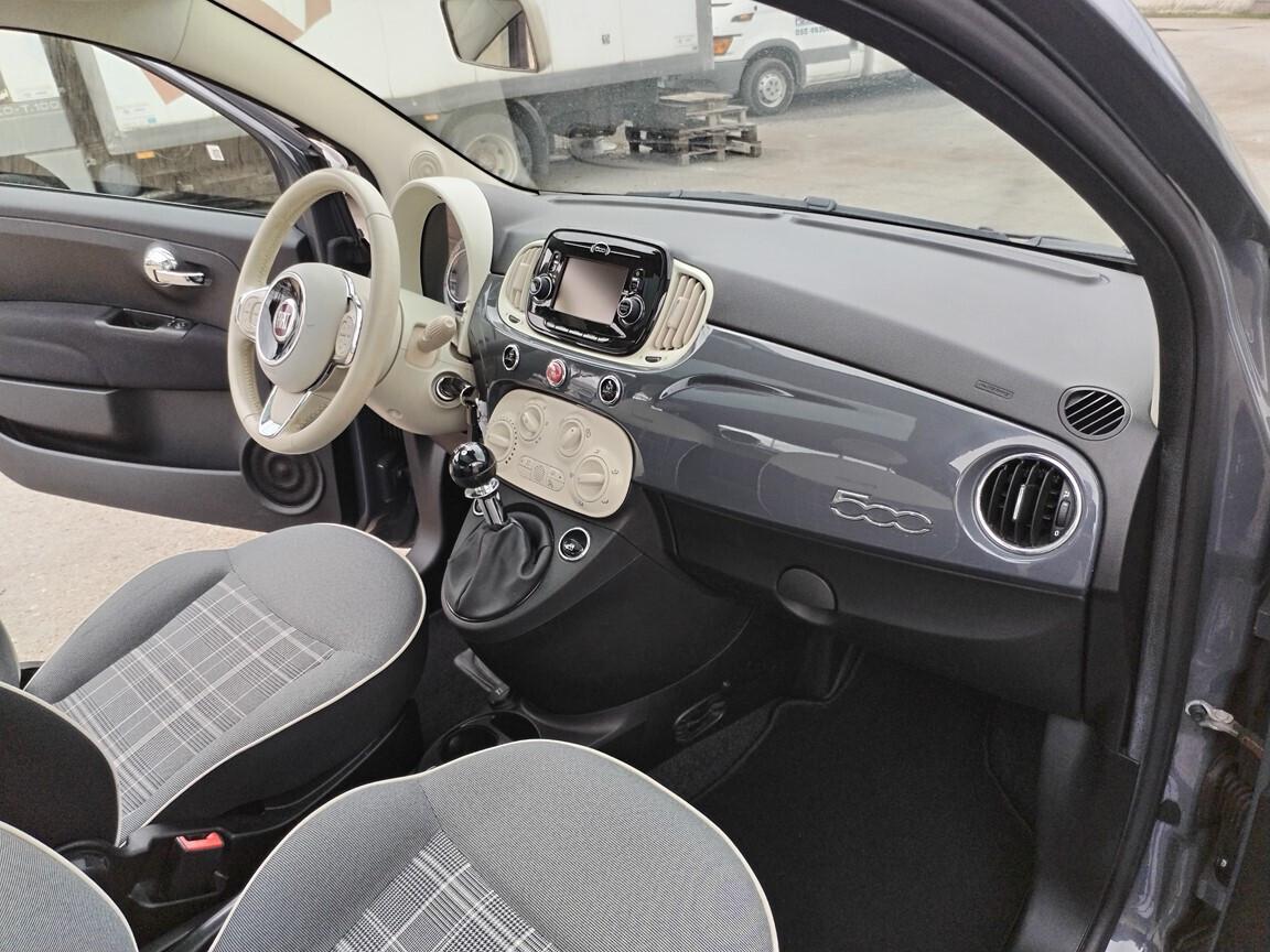 Fiat 500 1.2 Lounge 51000KM TAGLIANDI CERTIFICATI 2018