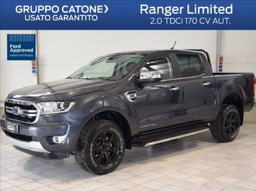 FORD Ranger 2.0 ECOBLUE aut. DC Limited 5 posti del 2021