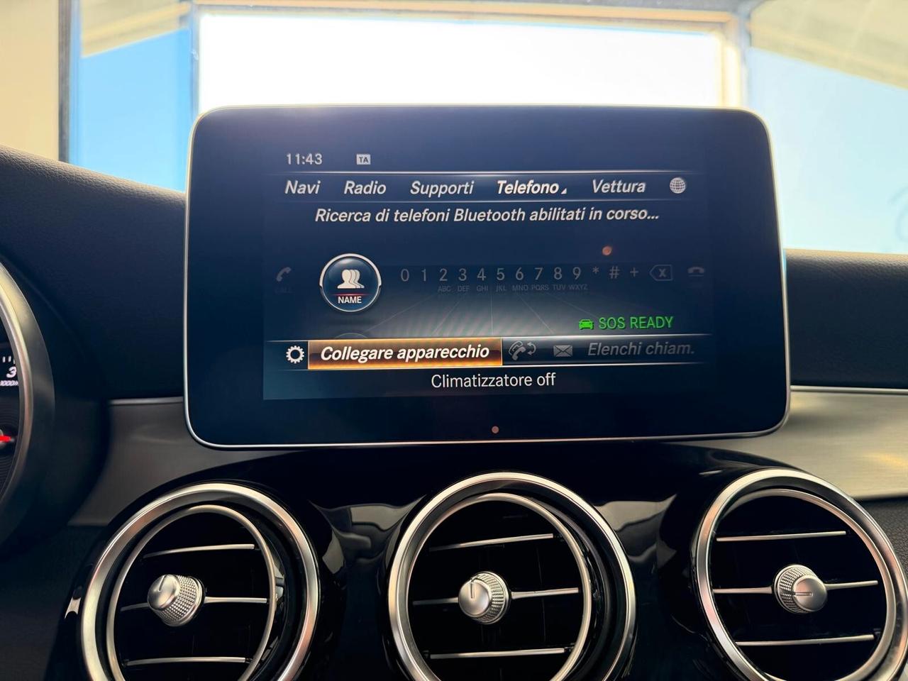 MERCEDES-BENZ GLC 250D 4MATIC PREMIUM 2.0 204CV PELLE NAVI CAM ANNO 2018