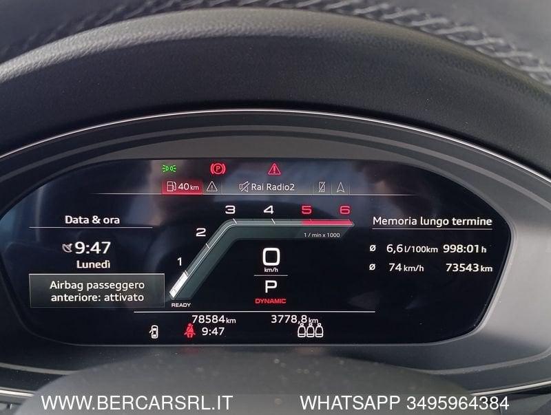 Audi A4 A4 Avant 40 TDI quattro S tronic S line edition*VIRTUAL COCKPIT*TELECAMERA*PACCHETTO LUCI*