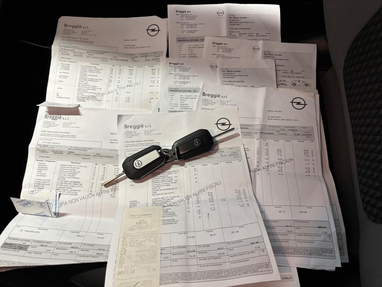 Opel Crossland X 1.2 B/GPL 2028 |OK NEOPATENTATI |