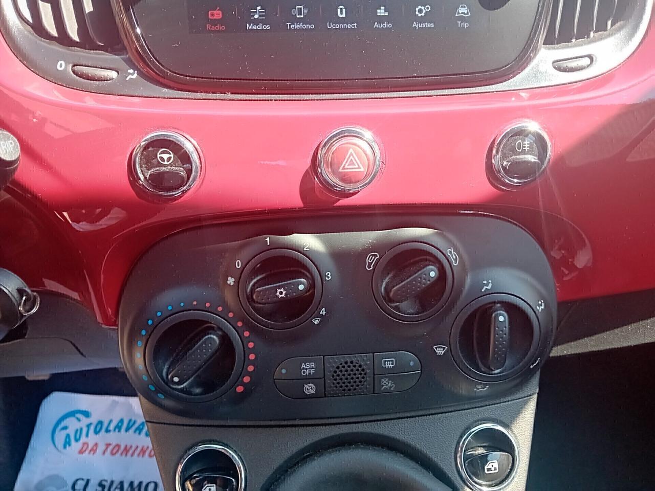 Fiat 500 1.0 Hybrid Red