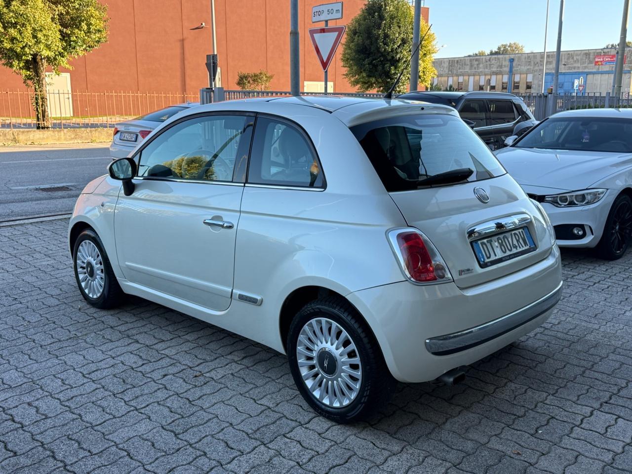 Fiat 500 Bianco speciale cielo panorama 1.2 Lounge