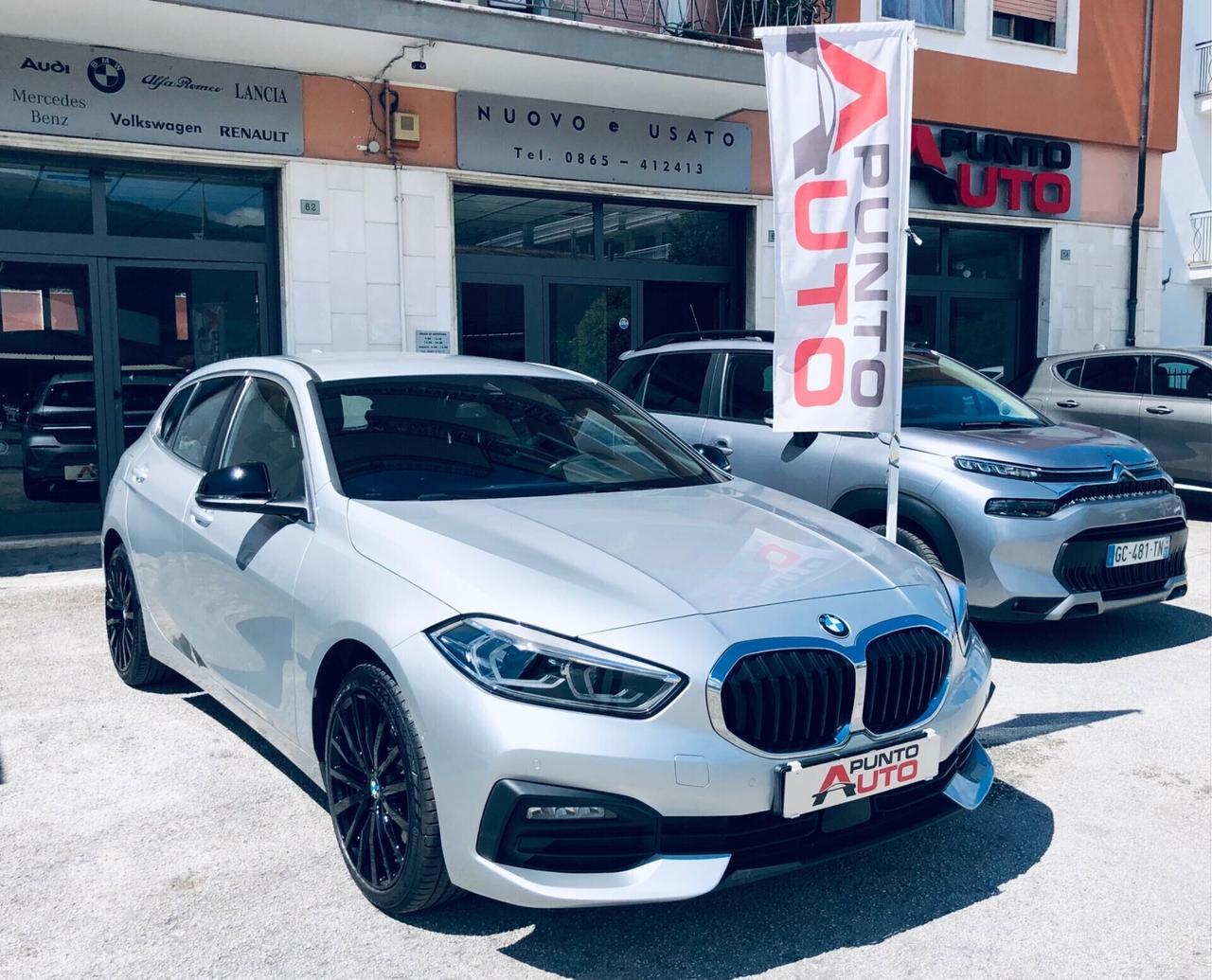 Bmw 116 118d 5p. AUTOMATICA-TELECAM- SPORT argento