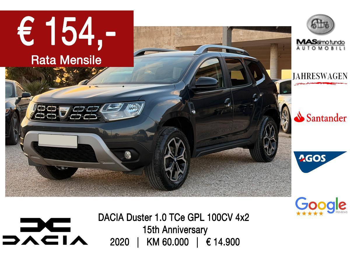 DACIA Duster 1.0 TCe GPL 100CV 4x2 15th anniversary