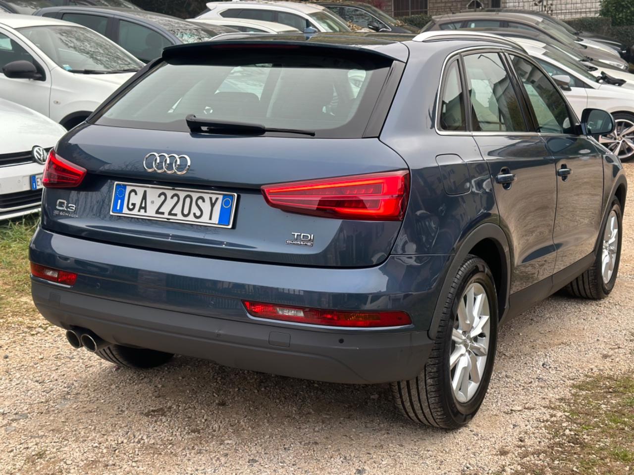 Audi Q3 2.0 TDI 150 CV QUATTRO SPORT UNICOPR GARANZ UNICOPR