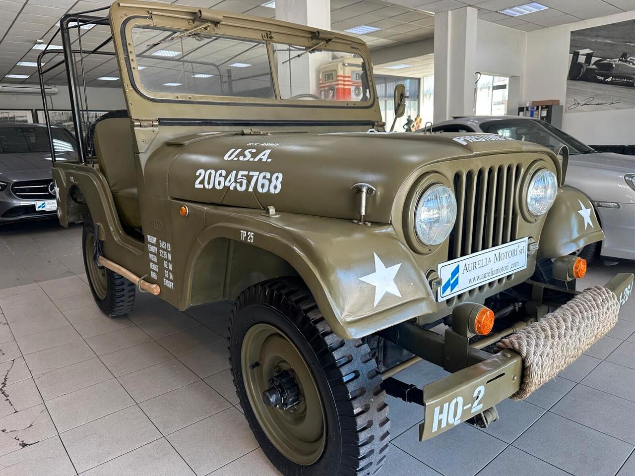 Jeep Willys CJ5 2.0 D CON CARRELLO ORIGINALE RESTAURO MANIACALE PERFETTA!!!