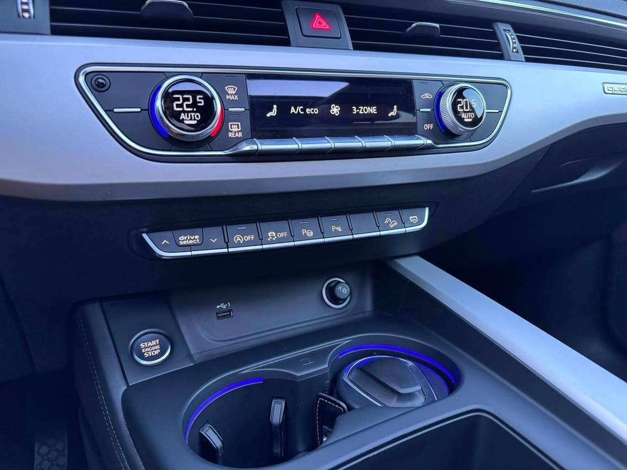 AUDI A4 ALLROAD Tdi 204 Cv-Tetto Pelle 19 Luci ambient