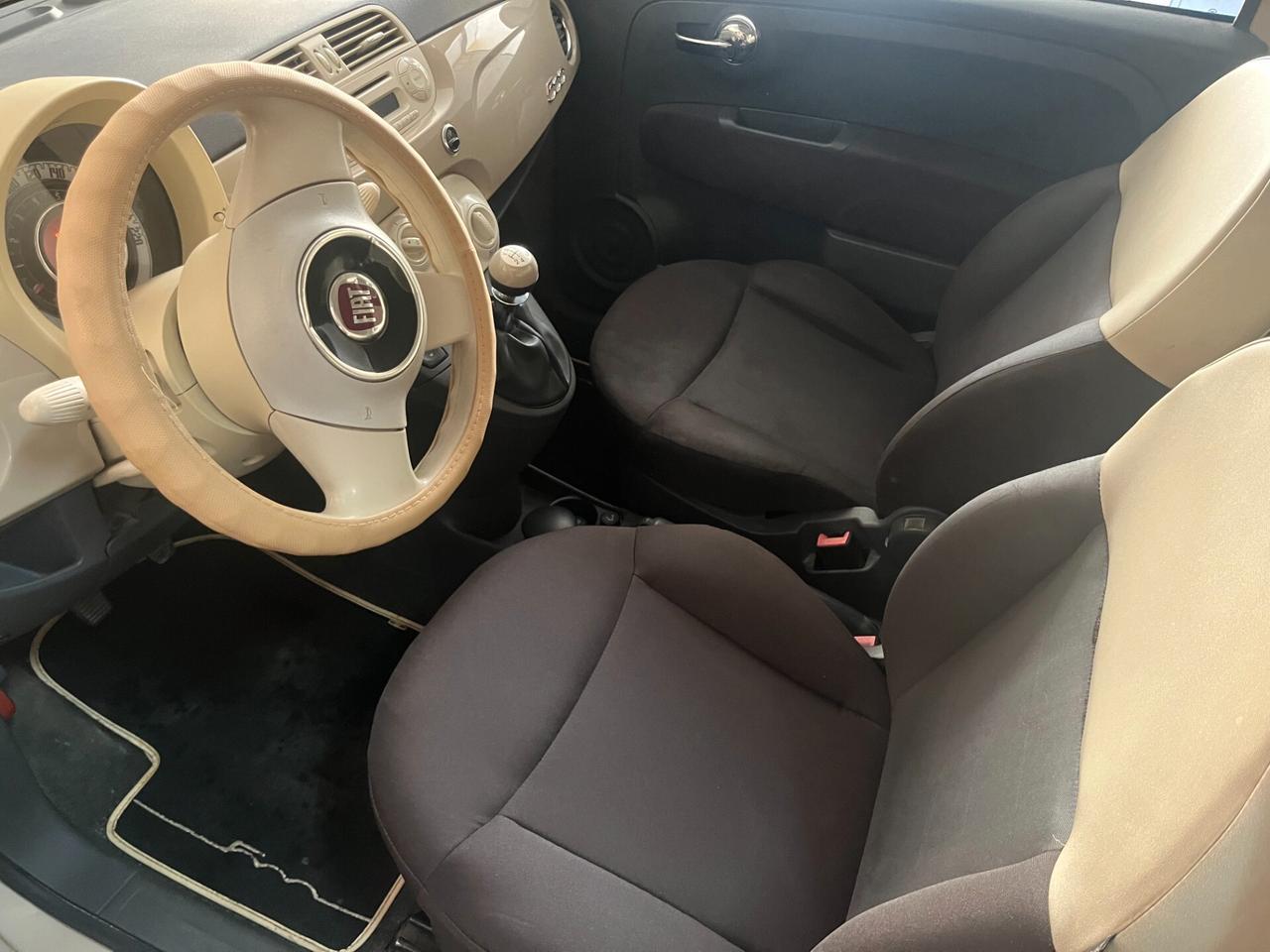 PERFETTA FIAT 500 1.2 Benz.(KM ORIGINALI) F/Optional