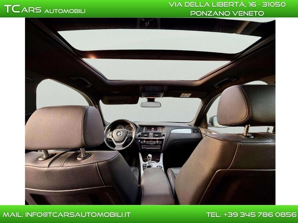 BMW X3 XDRIVE XLINE-KM CERTIFICATI-TETTO APRIBILE